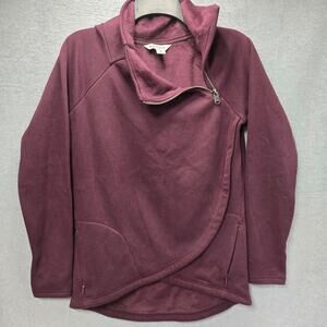 Athleta Kozy Karma Asymmetrical Wrap Pullover Sweater Size XS